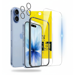 iPhone 17: 9H Tempered Glass Screen & Camera Lens Protectors